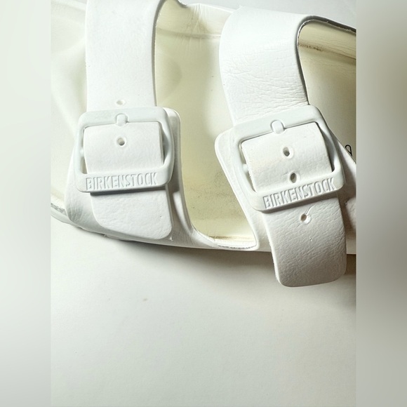 Birkenstock White Double Strap Sandals size 42 - Picture 6 of 8